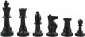 Фигуры пластиковые шахматные с утяжелителем